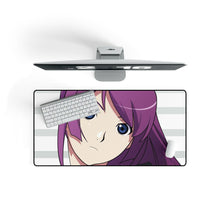Load image into Gallery viewer, Bakemonogatari Mouse Pad (Desk Mat) On Desk
