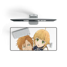 Load image into Gallery viewer, Mushoku Tensei: Jobless Reincarnation Mouse Pad (Desk Mat) On Desk
