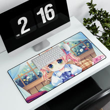 Load image into Gallery viewer, Anime Girl Mouse Pad (Desk Mat) With Laptop
