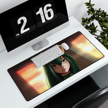 Load image into Gallery viewer, My Hero Academia Tsuyu Asui Mouse Pad (Desk Mat) With Laptop
