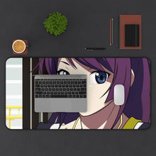 Load image into Gallery viewer, Monogatari (Series) Mouse Pad (Desk Mat) With Laptop
