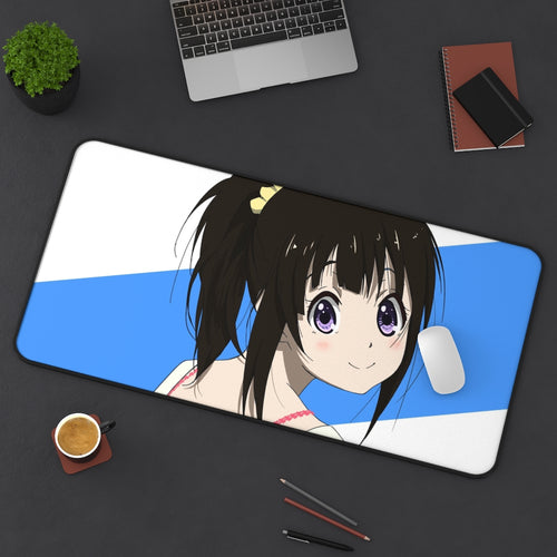 Hyouka Eru Chitanda Mouse Pad (Desk Mat) On Desk