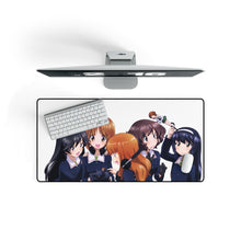Load image into Gallery viewer, Girls und Panzer Mouse Pad (Desk Mat) On Desk
