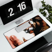 Load image into Gallery viewer, Saitama and Bang Mouse Pad (Desk Mat) With Laptop
