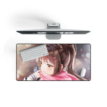 Load image into Gallery viewer, Anime Girl Mouse Pad (Desk Mat) On Desk
