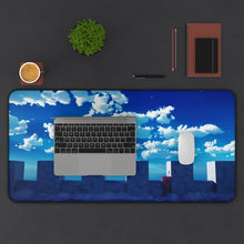 Load image into Gallery viewer, Nagi No Asukara Mouse Pad (Desk Mat) With Laptop
