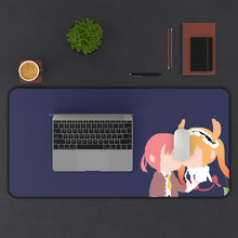 Load image into Gallery viewer, Miss Kobayashi&#39;s Dragon Maid Kobayashi, Kobayashi San Chi No Maid Dragon, Tohru Mouse Pad (Desk Mat) With Laptop
