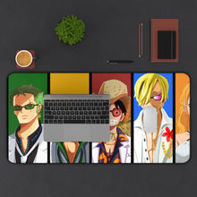 Load image into Gallery viewer, Nami, Nico Robin and Tony Tony Chopper Mouse Pad (Desk Mat) With Laptop

